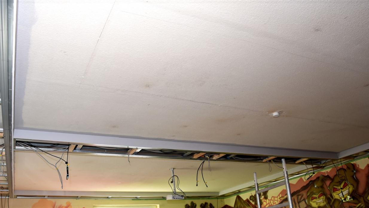 neue Decke im Bau