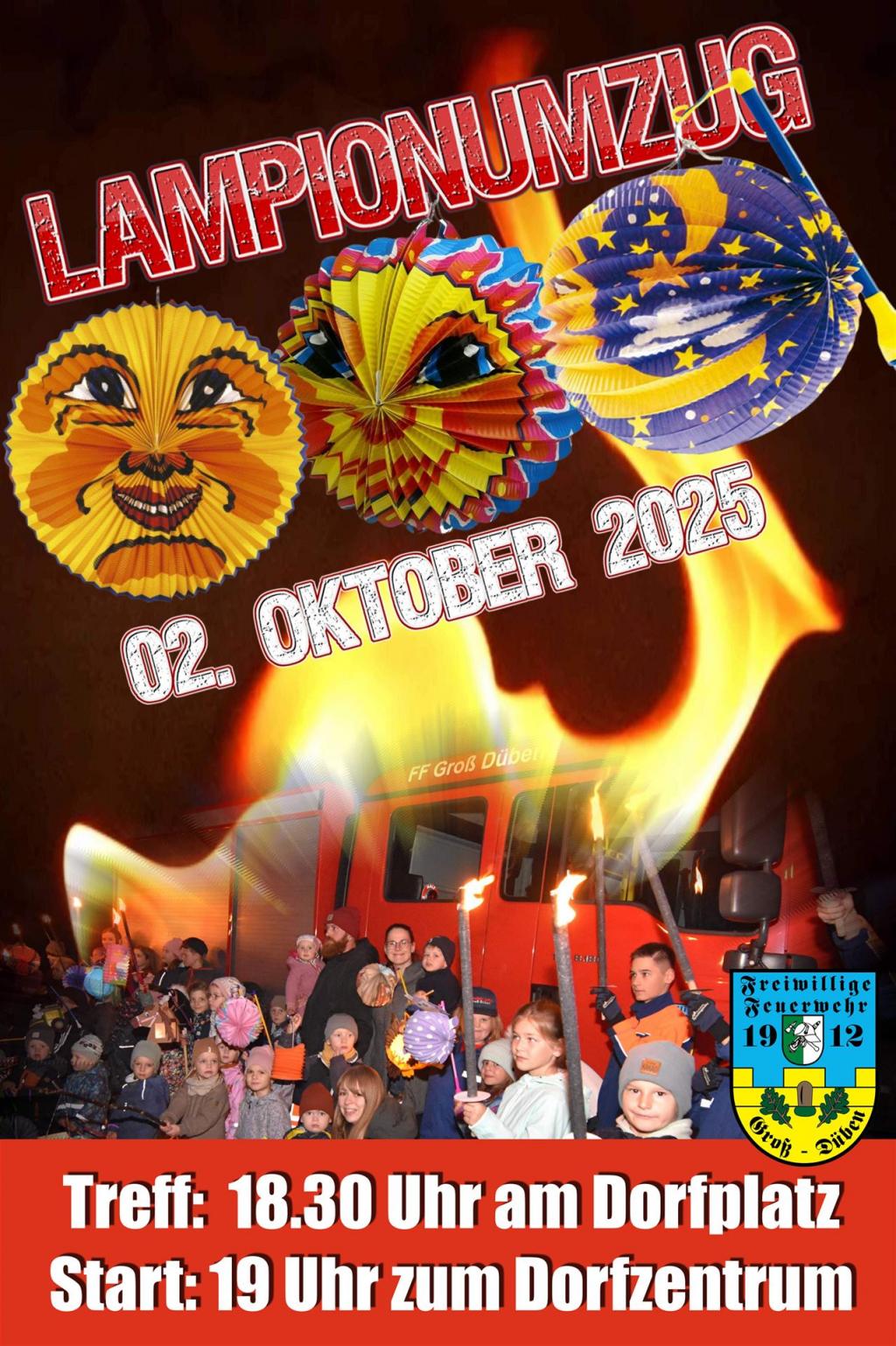 Lampionumzug in Groß Düben