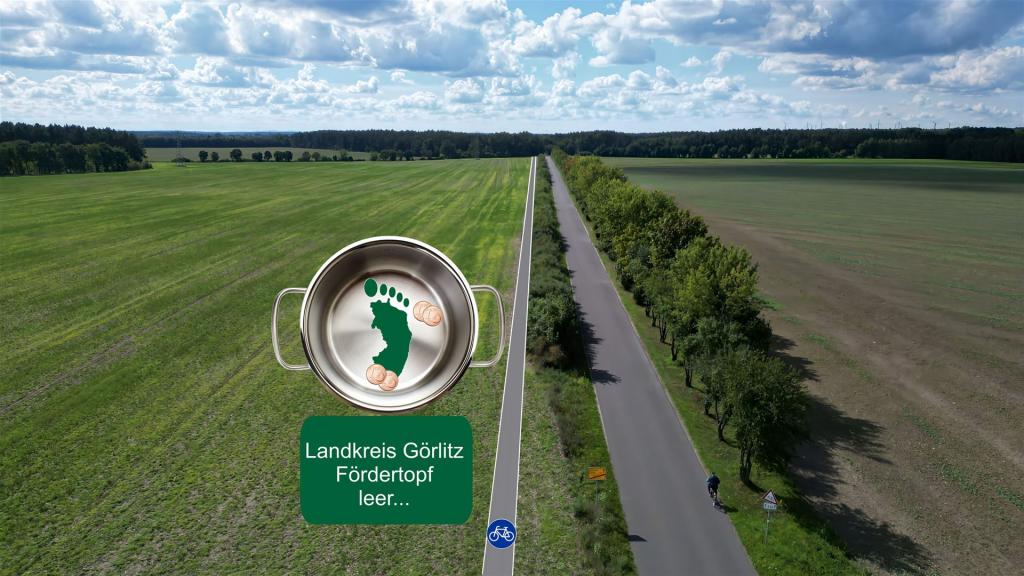 Geplanter Rasweg Groß düben - Schleife