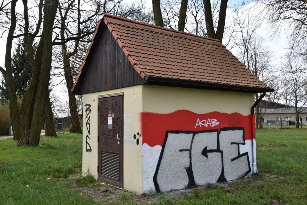 Graffiti-Schmiererei Graffiti-Schmiererei