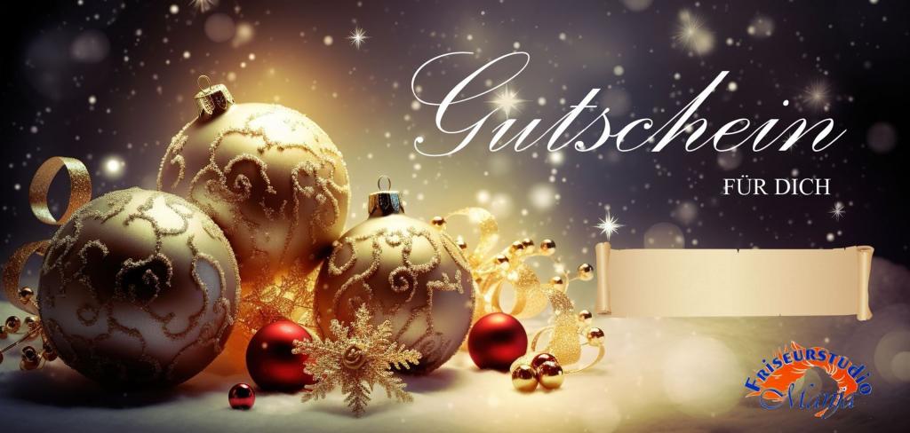 Wie wäre es mit einem Gutschein zum Weihnachtsfest?