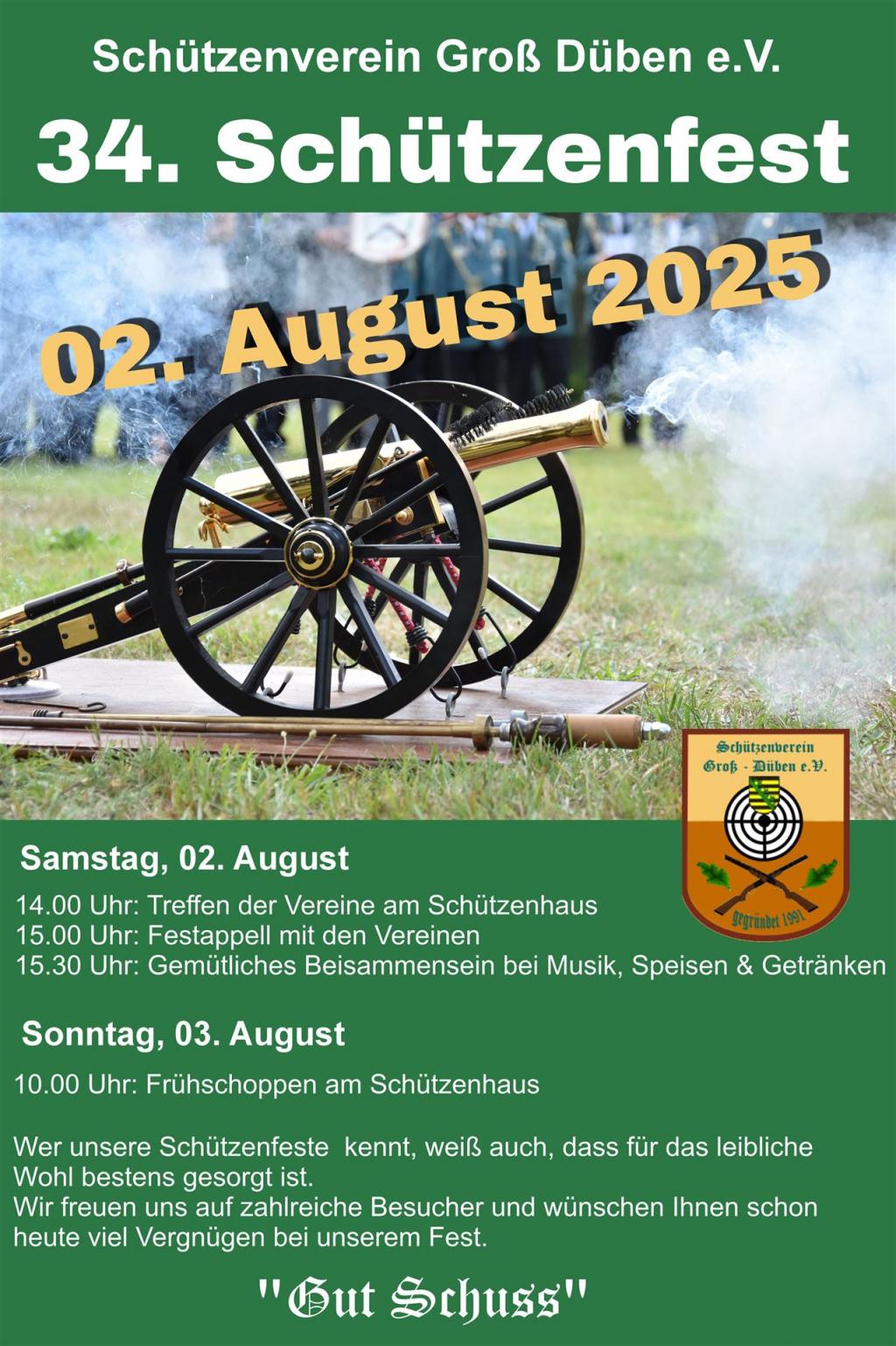 Auf zum Schützenfest 2025