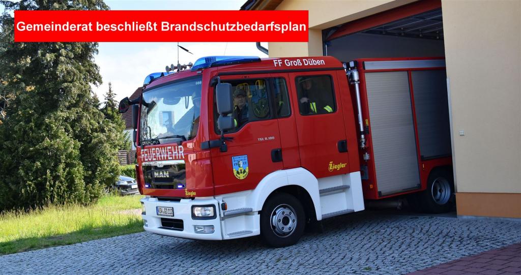 Gemeinderat beschließt Brandschutzbedarfsplan