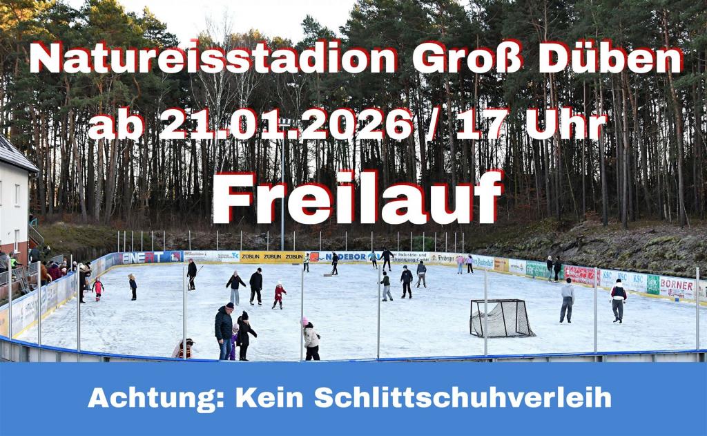 Freilauf im Natureisstadion