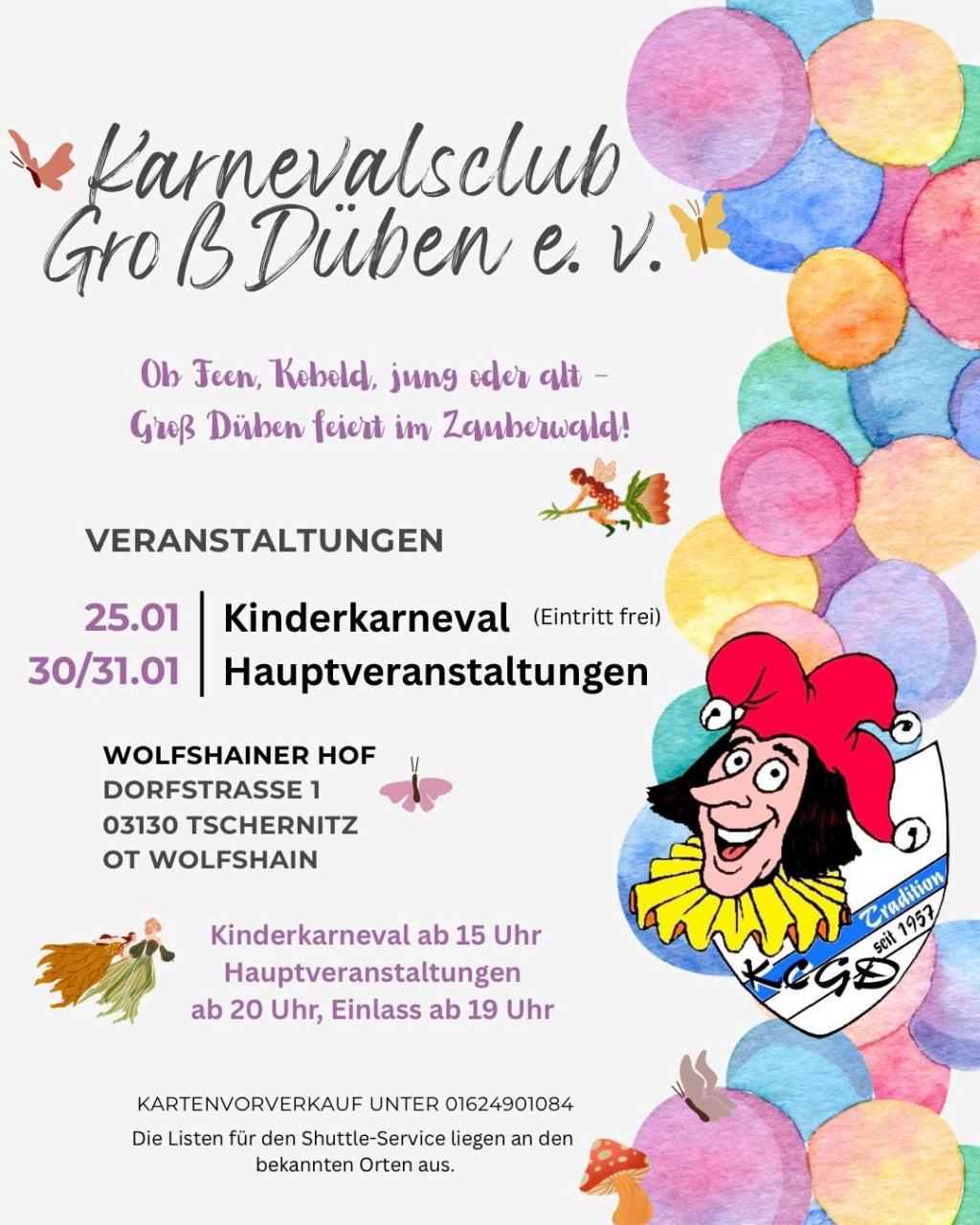 Karnevalsveranstaltungen 2026