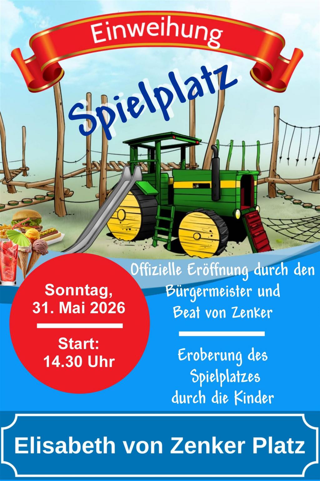 Einweihung Spielplatz in Groß Düben