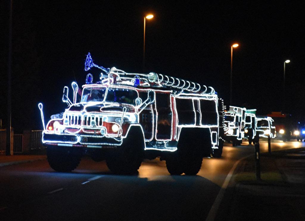 Weihnachtsfeuerwehr 2024 in Groß Düben