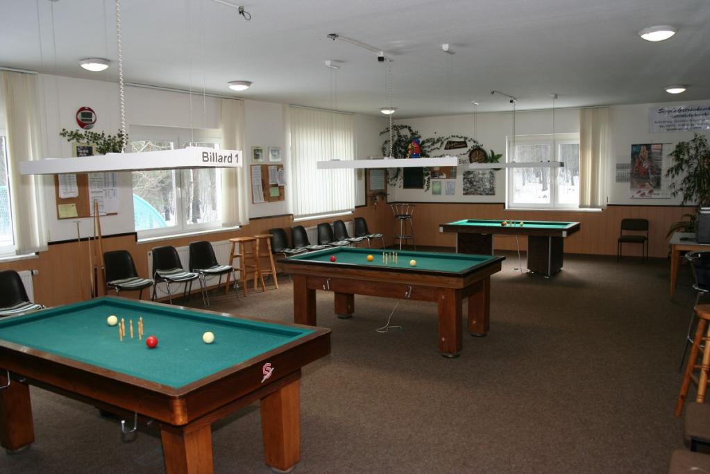 Unser Billardraum in Groß Düben Kegel-Billard