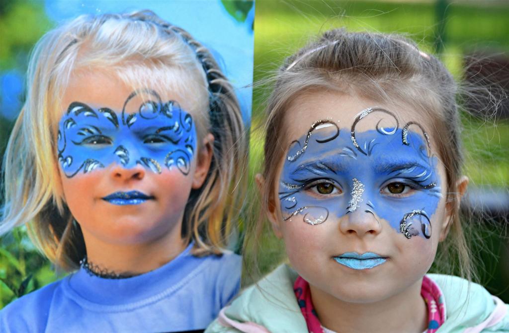 Kinderschminken am Kinderfest