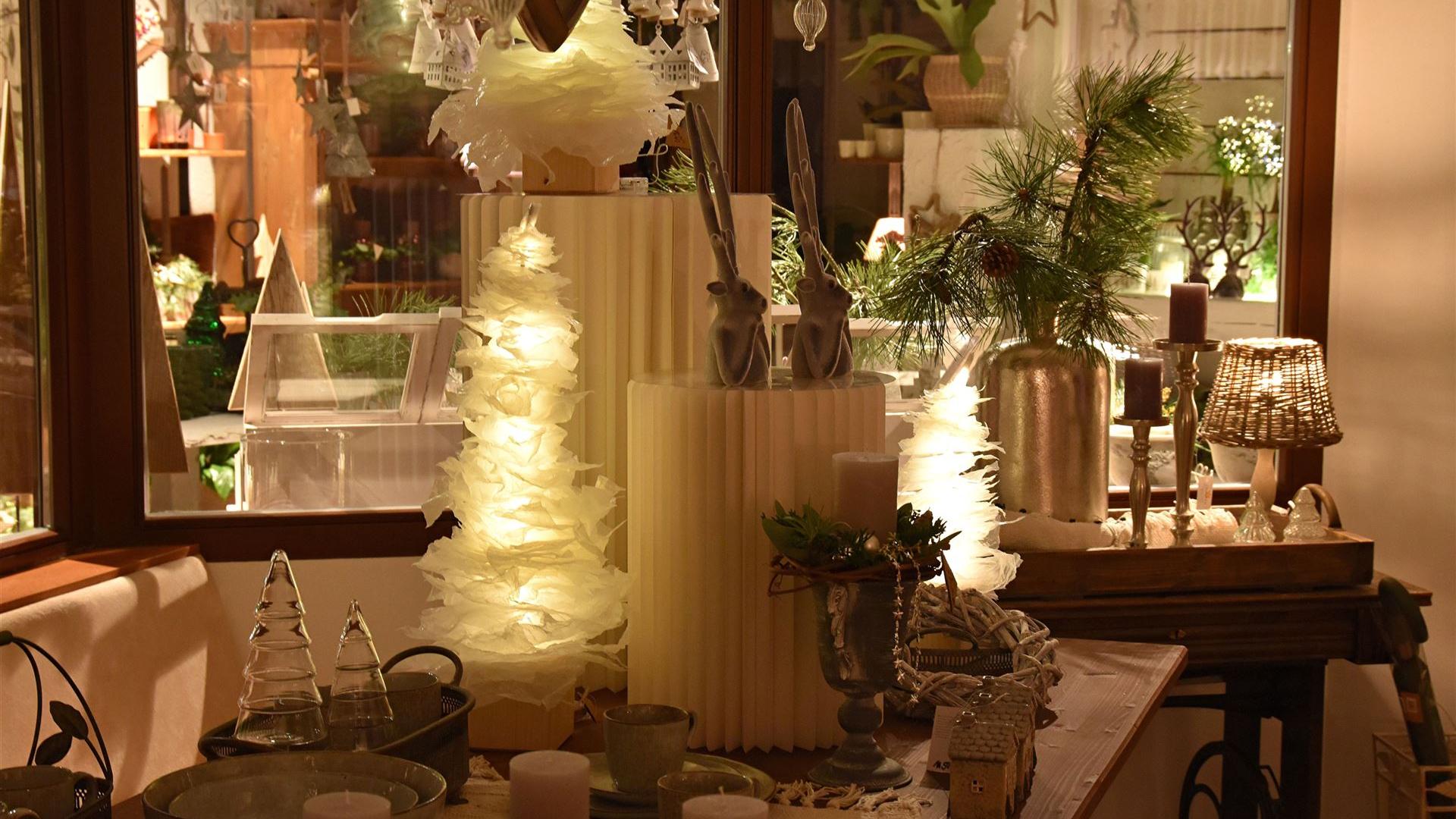 Abend im Blumenladen