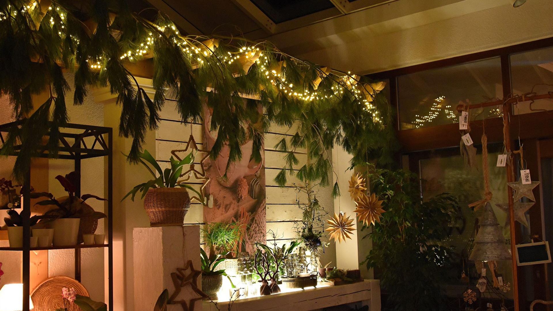 Abend im Blumenladen