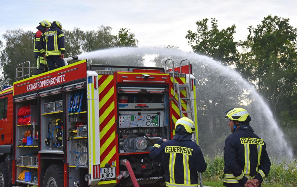 Aufbau einer Wasserversorgung fürTLF FFW Mulkwitz