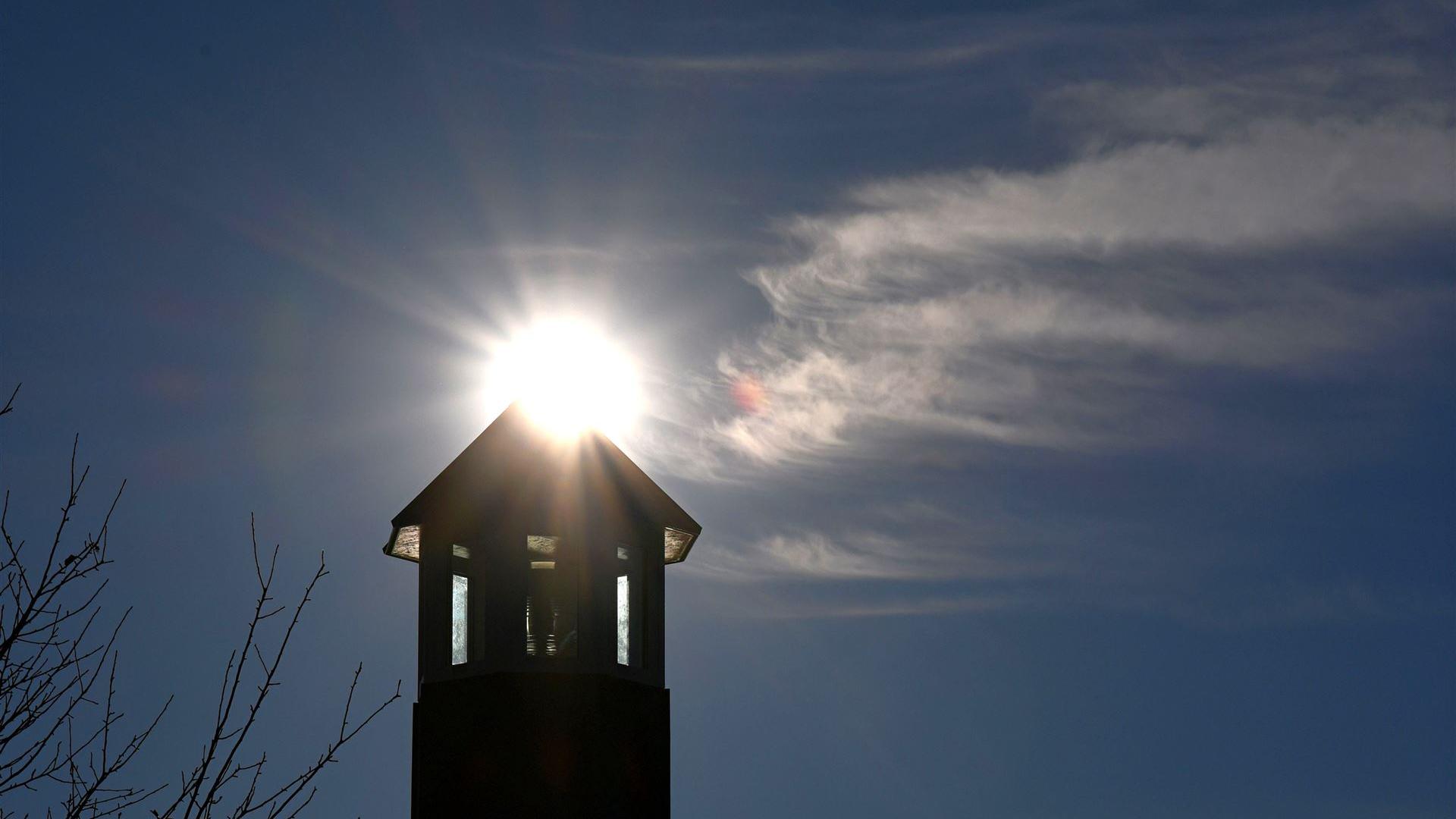 Der Leuchtum am Halbendorfer See  am 23.11.2025