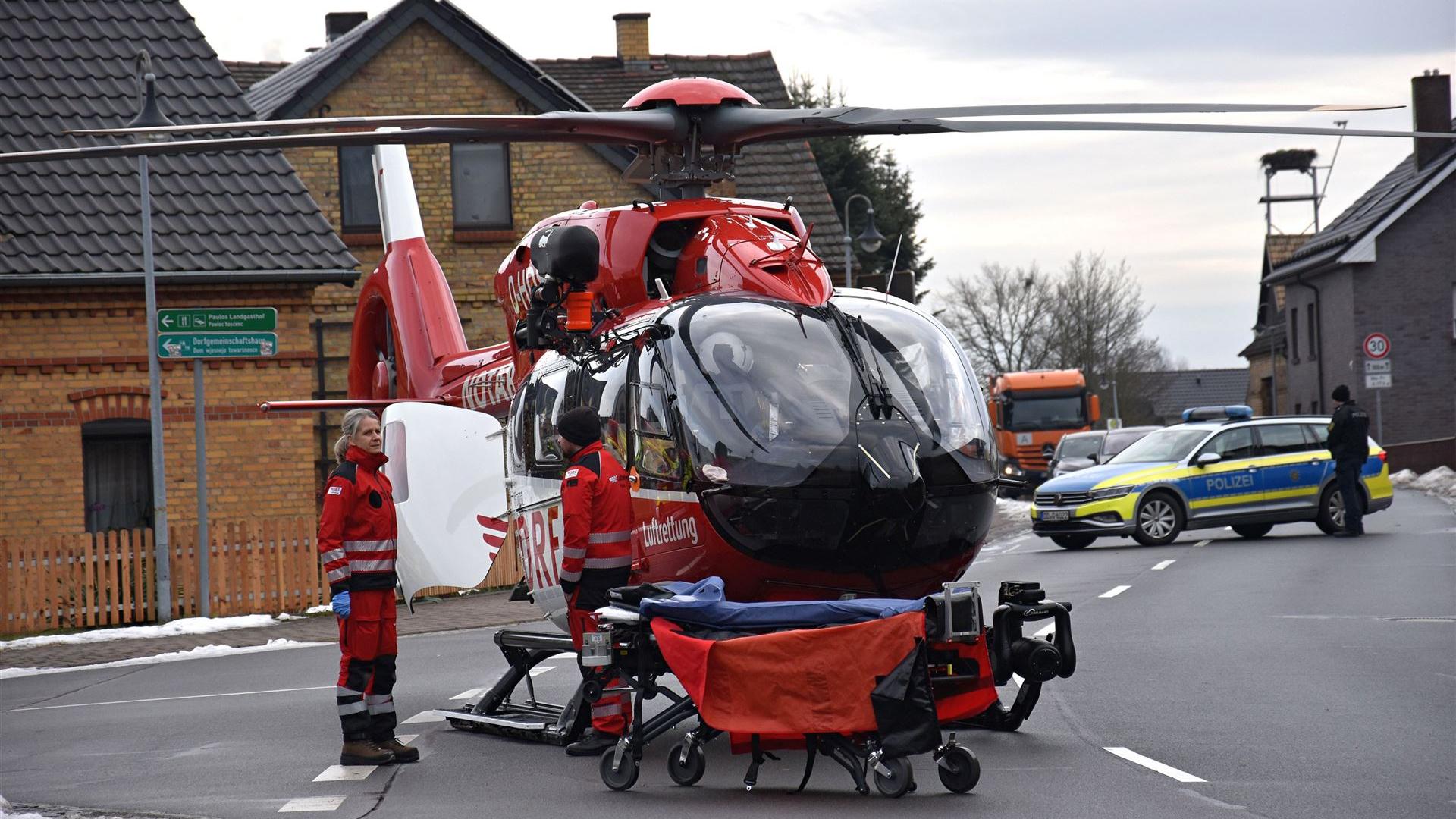 Rettungseinsatz in Halbendorf am 15.01.2026