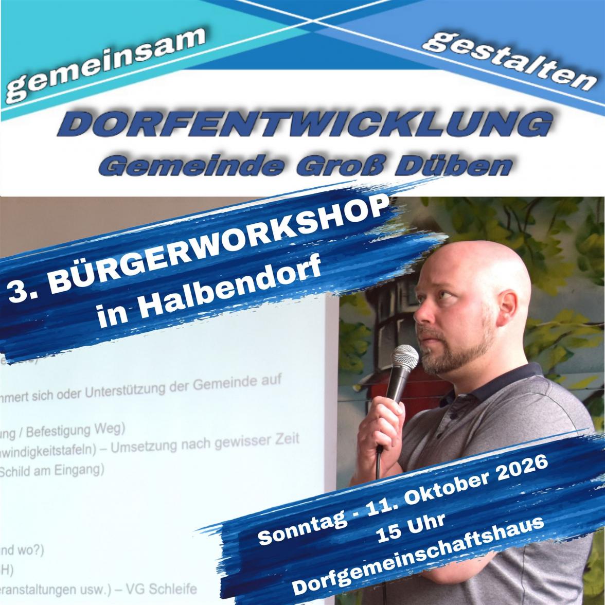 Einladung zum Bürgerworkshop 2026
