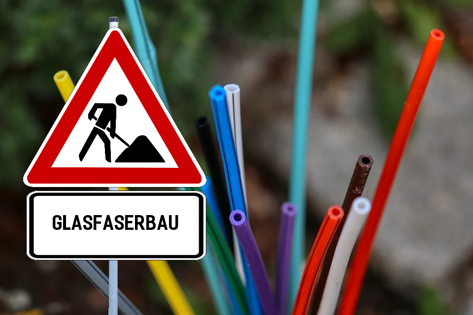 Glasfaserbau in Halbendorf