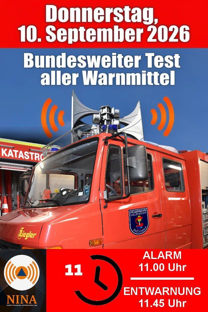Bundesweiter Warntag 2026