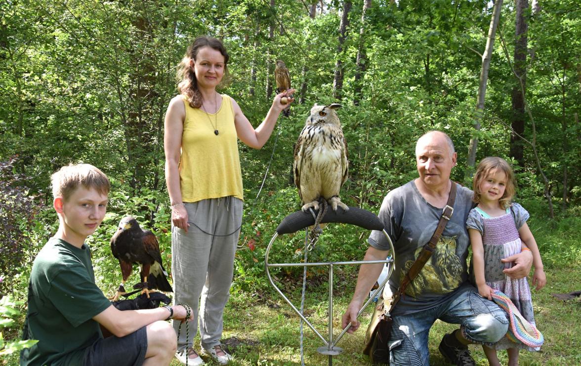 Falkner Familie am Waldsee Groß Düben