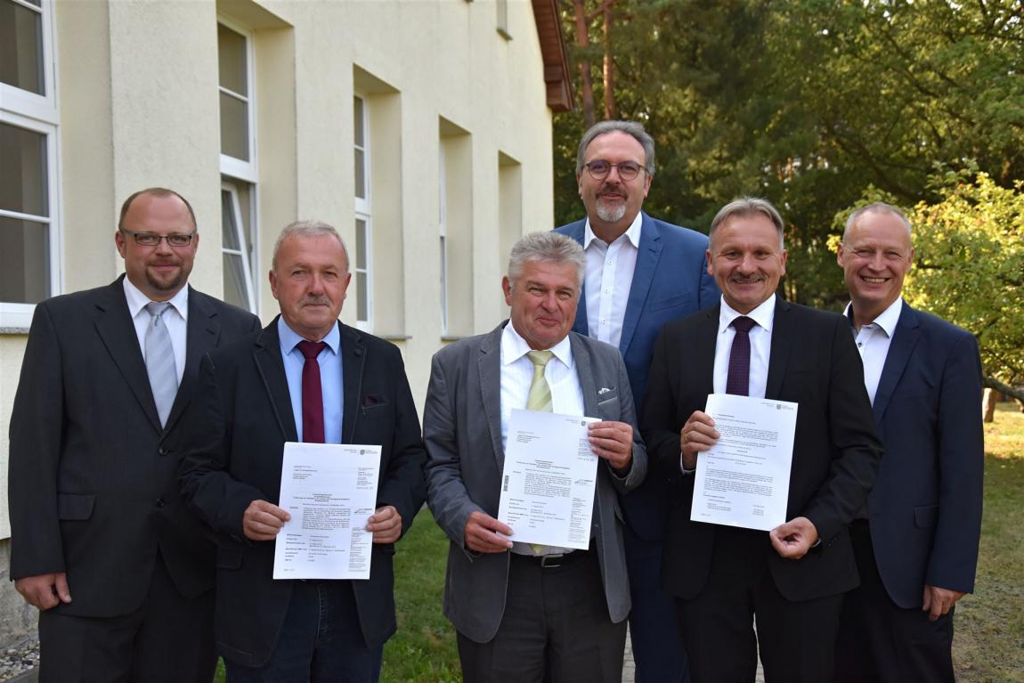 Erhalt des Zuwendungsbescheid