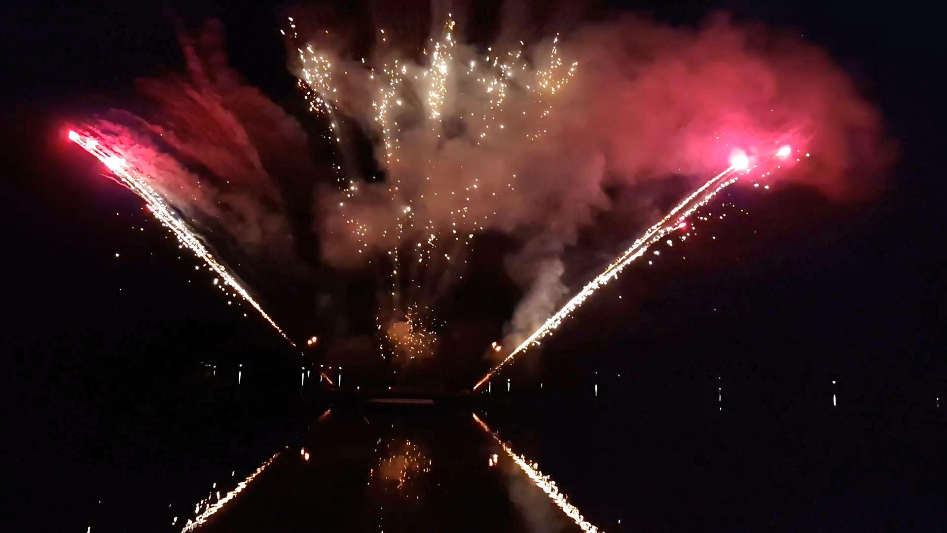 Feuerwerk am Samstag