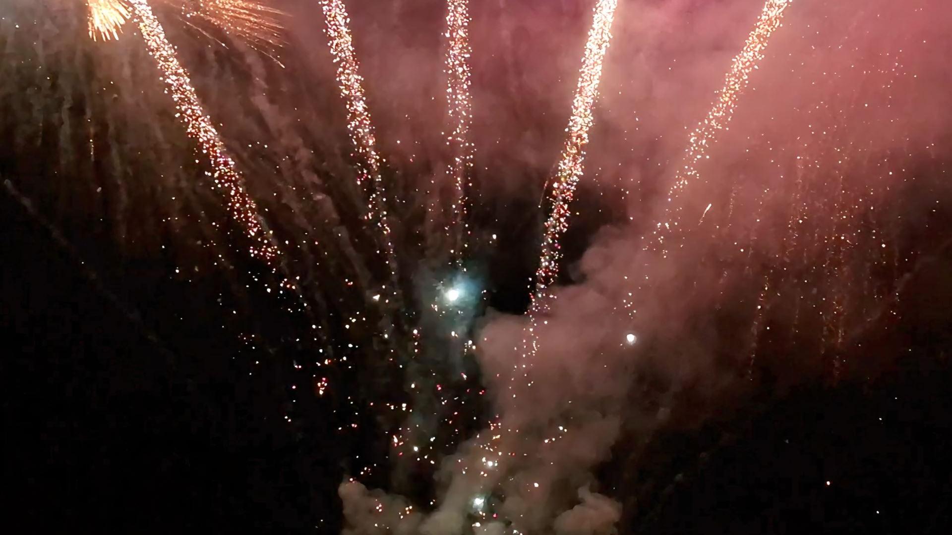 Feuerwerk am Samstag