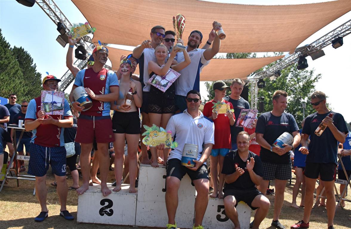 Siegerehrung der Herren bei der Schlauchbootregatta 2025