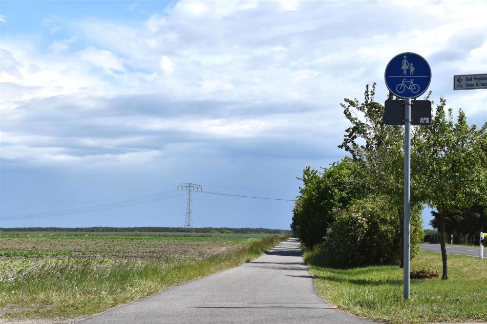 Radweg Groß Düben nach Halbendorf