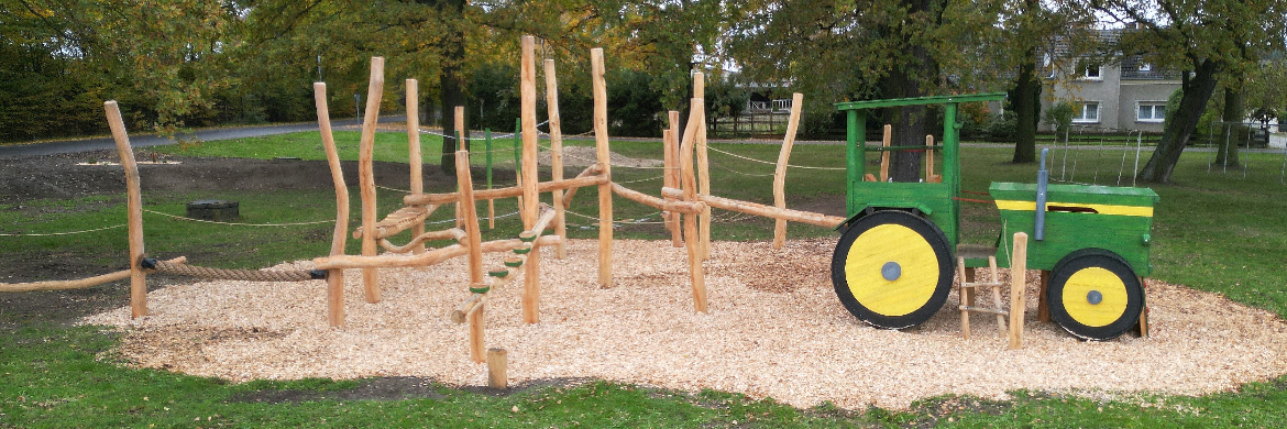 Neuer Spielplatz in Groß Düben
