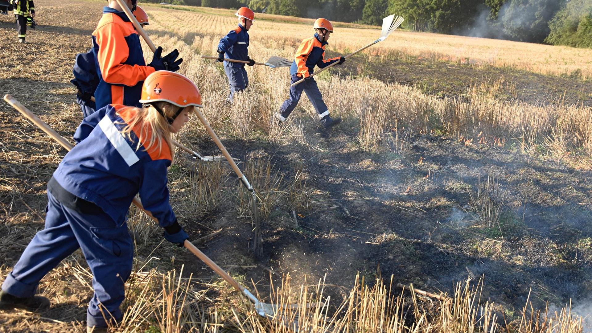 Gemeinsame Brandbekämpfung 