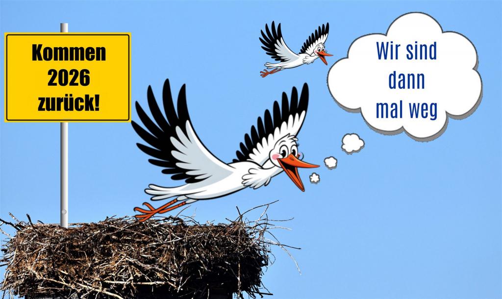 Wir sind dann mal weg...