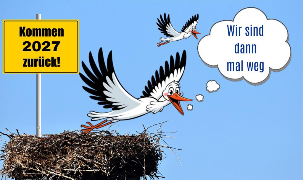 sind dann mal weg...