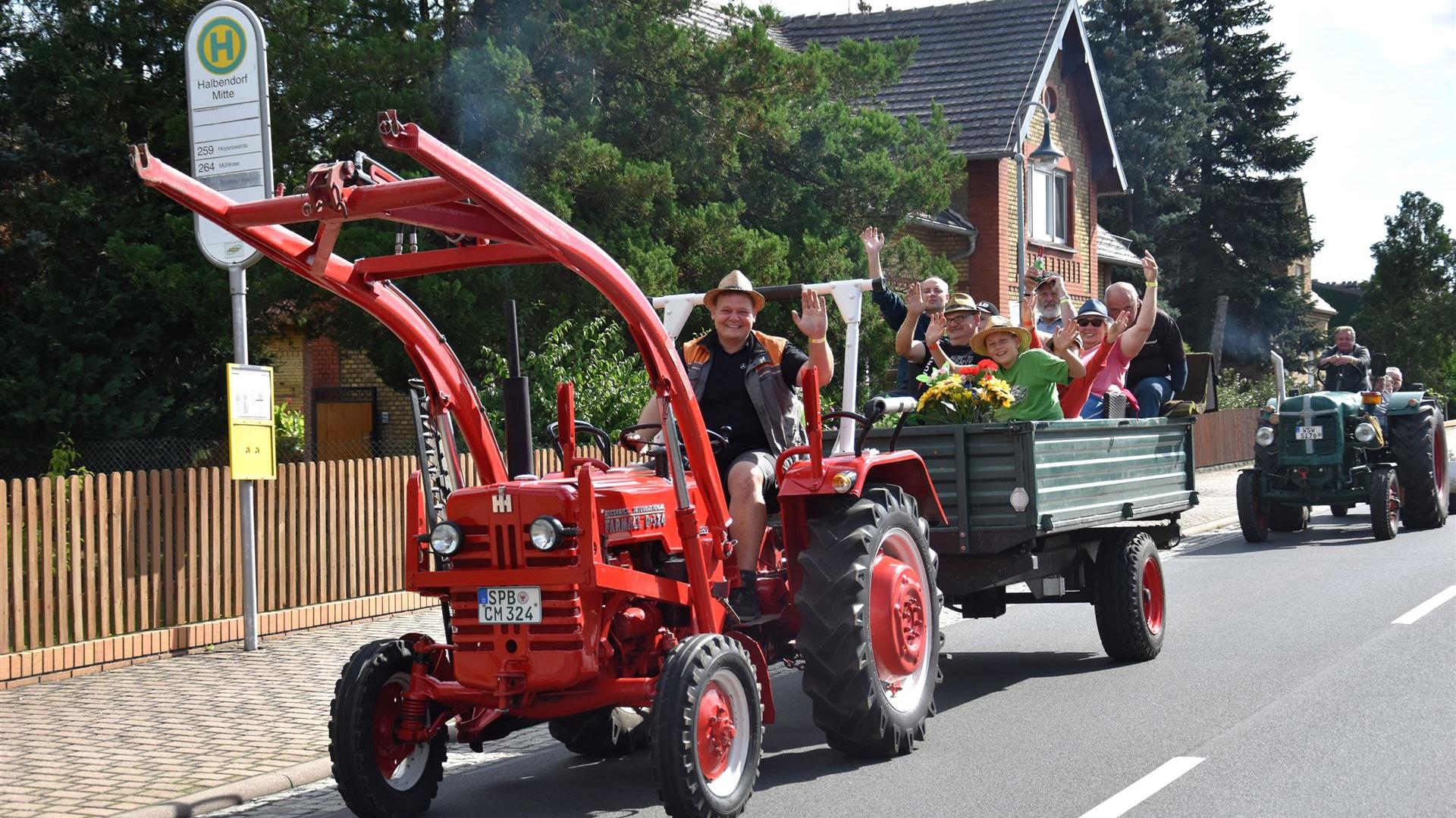 Ausfahrt Treckertreffen 2023