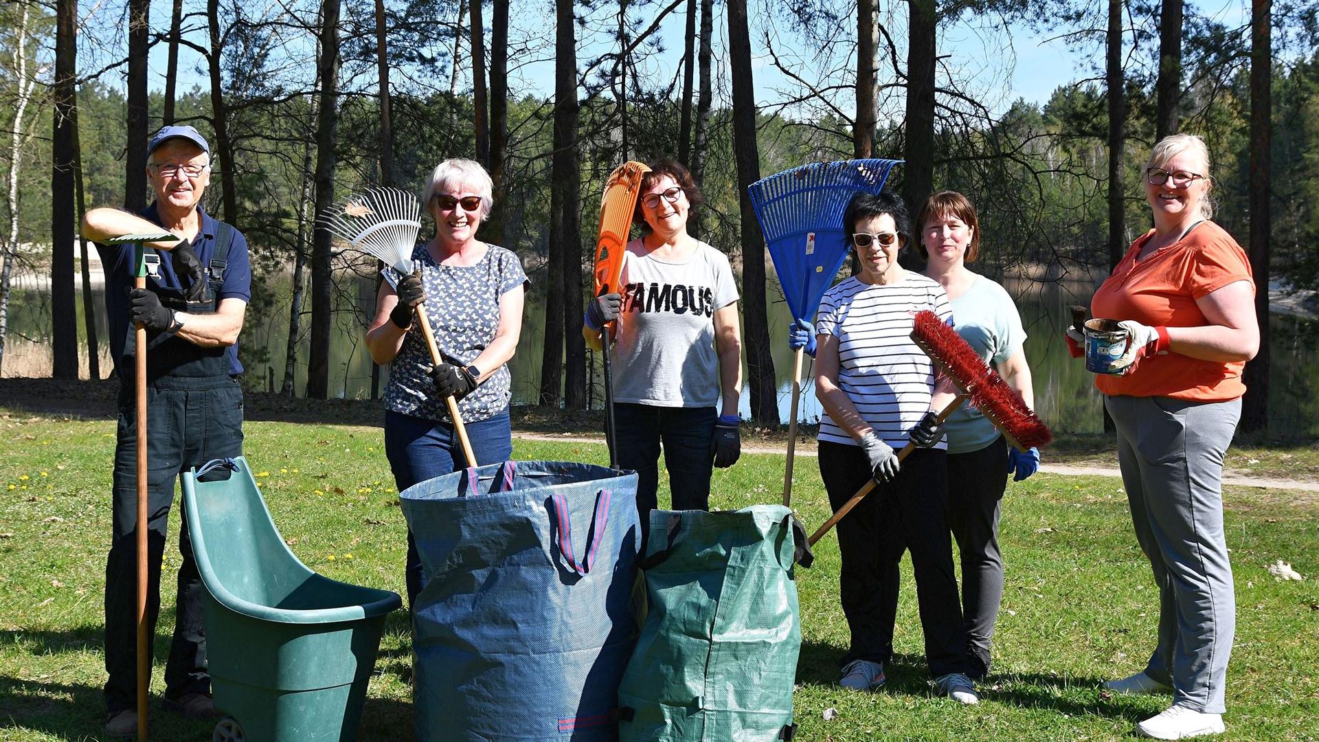 Arbeitseinsatz am Waldsee 2026