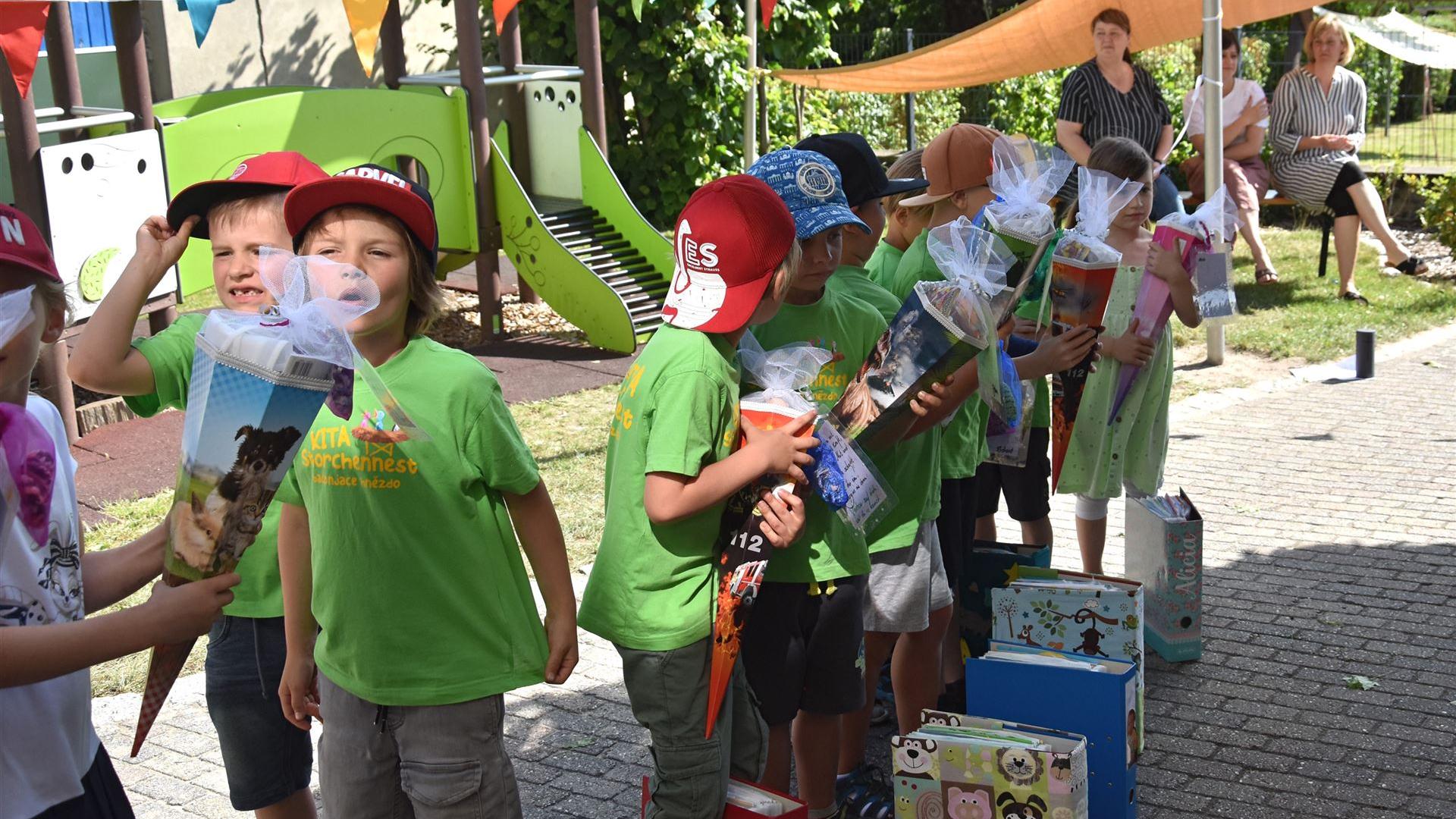Empfang der Zuckertüten
